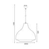 ACA Lighting Style závěsné svítidlo KS080335GT