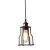 ACA Lighting Vintage závěsné svítidlo KS1342P151BK