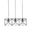 ACA Lighting Vintage závěsné svítidlo KS1462P3BK