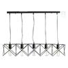 ACA Lighting Vintage závěsné svítidlo KS1462P5BK