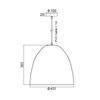 ACA Lighting Style závěsné svítidlo KS183240W