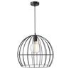 ACA Lighting Vintage závěsné svítidlo KS202940BK