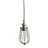 ACA Lighting Vintage závěsné svítidlo KS2047P1BK