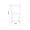 ACA Lighting LED venkovní svítidlo na baterie nabíjecí 1W 160lm 3.000K tmavě šedá 160st. CRI80 IP54 LG0665G