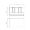 ACA Lighting LED venkovní nástěnné svítidlo 12W 860lm 0-120st. 230VAC 3.000K tmavě šedá CRI80 IP54 30.000h LG0690G
