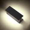 ACA Lighting LED SMD venkovní nástěnné svítidlo 7W 210LM 190d 230V AC 3.000K tmavá šedá CRI80 IP54 30.000hod LG1201G