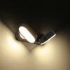 ACA Lighting LED SMD venkovní nástěnné svítidlo 13W 630LM 100d 230V AC 3.000K tmavá šedá CRI80 IP54 30.000hod LG1682G