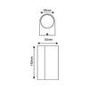 ACA Lighting Garden Wall venkovní nástěnné svítidlo LG2202GU10G