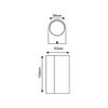 ACA Lighting Garden Wall venkovní nástěnné svítidlo LG2202GU10W