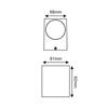 ACA Lighting LED HP venkovní nástěnné svítidlo 4W 230LM 40d 230V AC 3.000K bílá CRI80 IP65 30.000hod LG2203W