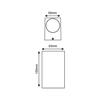 ACA Lighting Garden Wall venkovní nástěnné svítidlo LG2204GU10G