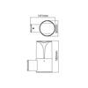 ACA Lighting Garden Wall venkovní nástěnné svítidlo LG8304G