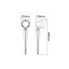 ACA Lighting LED COB bodové svítidlo + zápich 19W 1400LM 40d 230V AC 3.000K tmavě šedá CRI80 IP65 30.000hod LG9202G