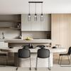 ACA Lighting závěsné svítidlo FAME černé sklo a kov IP20 3xE27 LT19P3BK