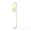 ACA Lighting stojací lampa 1XE27 OSAKA zlatá + bílá mramor, kov IP20 26,5X23XH160CM ML121811F