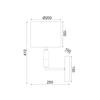 ACA Lighting Textile nástěnné svítidlo ML306411WS