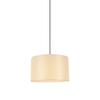 ACA Lighting závěsné svítidlo CLIFF béžové textilní stínítko 1xE27 MP21858