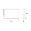 ACA Lighting LED SMD bílý reflektor 200W 3CCT 20000lm 185-265V Ra80 IP66 N200CCTW