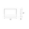 ACA Lighting LED SMD černý reflektor 300W 3CCT 30000lm 185-265V Ra80 IP66 N300CCT