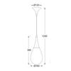ACA Lighting Avantgarde závěsné svítidlo OD53421BK