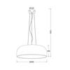 ACA Lighting Avantgarde závěsné svítidlo OD5390MB