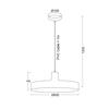 ACA Lighting Prim závěsné svítidlo OD5392LBK