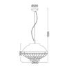 ACA Lighting Vintage závěsné svítidlo OD5396