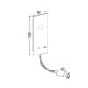 ACA Lighting Mix&Match LED nástěnné svítidlo bez stínítka OD5610BSLED