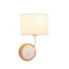 ACA Lighting Textile nástěnné svítidlo OD6508WWH