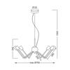 ACA Lighting Vintage závěsné svítidlo OD680306BB