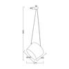 ACA Lighting Style závěsné svítidlo OD8002RB