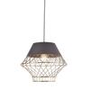 ACA Lighting Vintage závěsné svítidlo OD8070GY