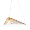 ACA Lighting závěsné svítidlo 1xE27 CAPPELLO zlatá černá 60X40120CM OD91681PG