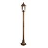 ACA Lighting 6S plastová venkovní stojací lampa rezavá 100cm E27 IP44 PLGQ5R