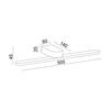 ACA Lighting nástěnné svítidlo LED 16W 4000K 1040lm bílá IP44 50X12X4CM PHOEBE PN11LEDW504WH