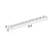 ACA Lighting nástěnné svítidlo LED 12W 3000K 780LM chrom hliník IP44 57X7X4CM KLARA PN29LEDW57SR