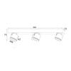 ACA Lighting bodové svítidlo nástěnné LED 15W COB 80° 3000K 1200LM černá hliník 54X7XH10CM PLUTO RA33LEDS54BK
