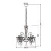 ACA Lighting Acryl závěsné svítidlo SF633124P