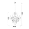 ACA Lighting Acryl závěsné svítidlo SF64026B