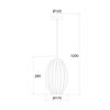 ACA Lighting Acryl závěsné svítidlo SF810