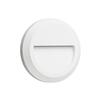 ACA Lighting LED venkovní nástěnné svítidlo kulaté bílá 230V AC IP65 1.5W 3000K 100LM RA80 SLIM02NW