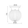 ACA Lighting Wall&Ceiling nástěnné a stropní svítidlo SU0607CB