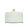 ACA Lighting závěsné svítidlo 1XE27 CHIOS krémová textil+dřevo D45XH140CM TF20861PC