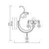ACA Lighting Elegant závěsné svítidlo TNK854533P