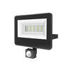 ACA Lighting černá SENSOR LED SMD reflektor IP66 10W 4000K 1030Lm 230V AC Ra80 V1040S
