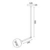 ACA Lighting Avantgarde závěsné svítidlo V260501P