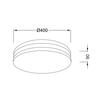 ACA Lighting Wall&Ceiling nástěnné a stropní svítidlo V284913C40CH