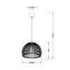 ACA Lighting Acryl závěsné svítidlo V286531P28RD
