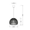 ACA Lighting Acryl závěsné svítidlo V286531P28RD