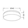 ACA Lighting Wall&Ceiling nástěnné a stropní svítidlo V287071C34